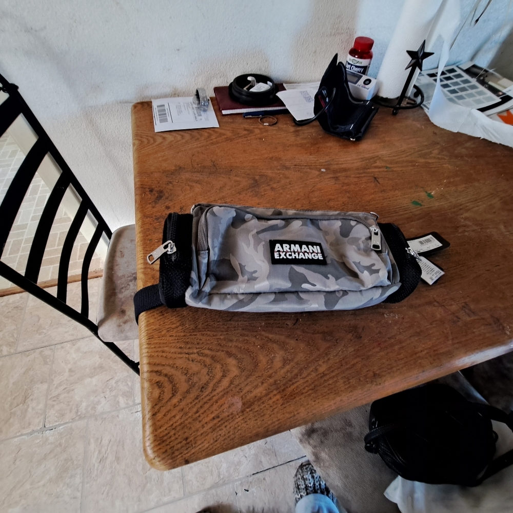 Armani exchange toiletry bag